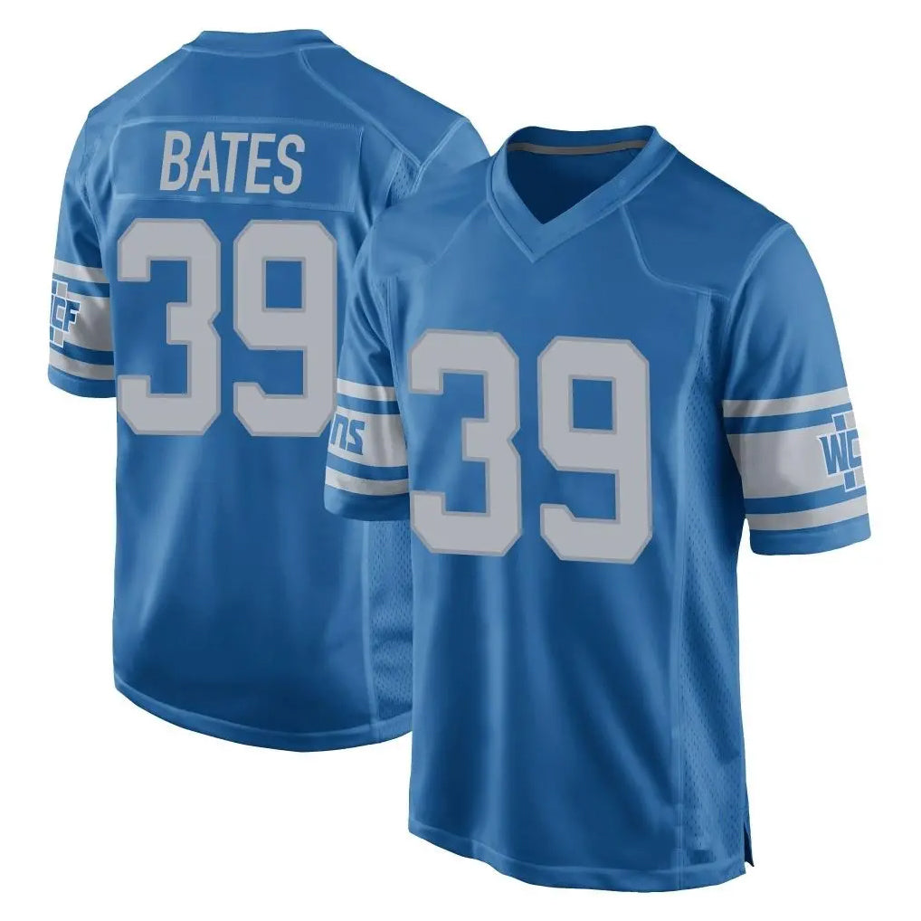 D.Lions #39 Jake Bates Player Blue Vapor Untouchable Throwback Game Ndoa Stitched Jerseys