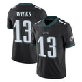 P.Eagles #13 Dontayvion Wicks Player Black Limited Vapor Untouchable Home Game Ndoa Stitched Jerseys