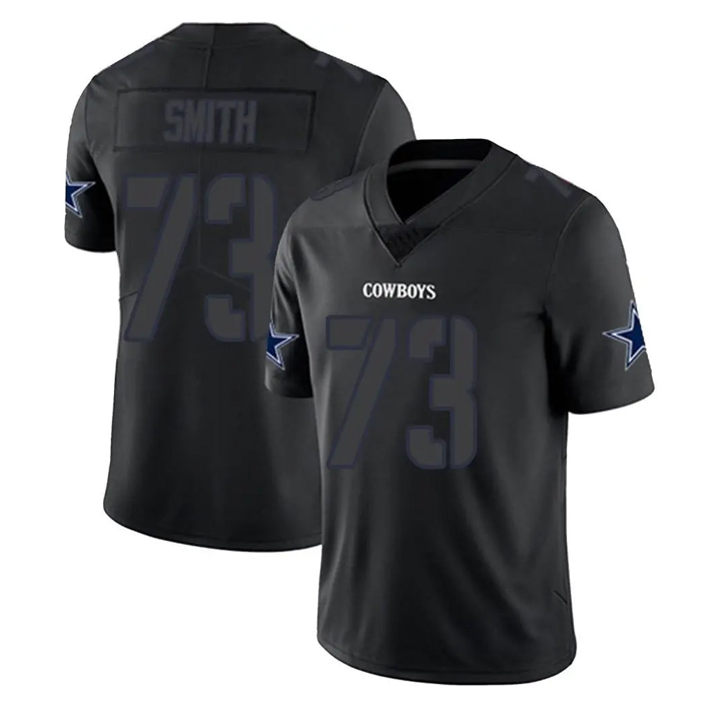 D.Cowboys #73 Tyler Smith Player Black Impact Limited Home Game Ndoa Stitched Jerseys