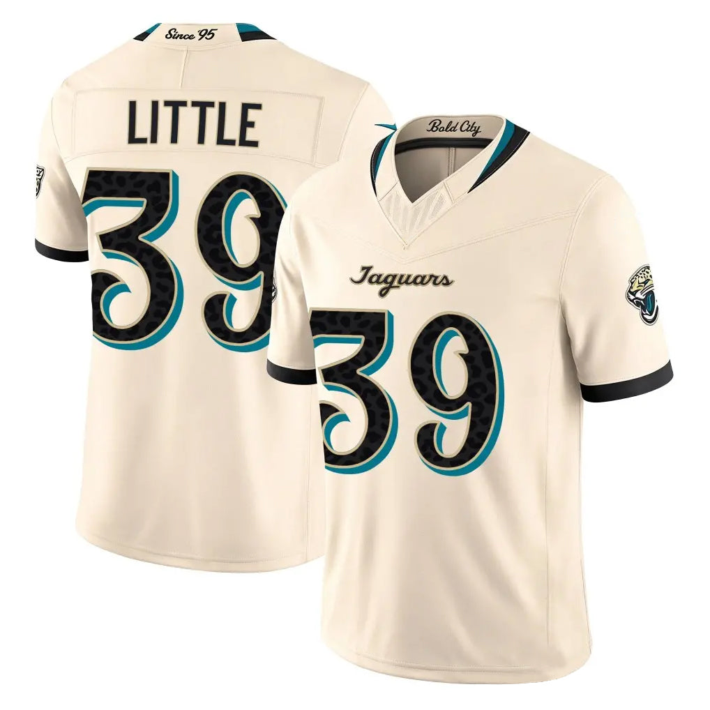 J.Jaguars #39 Cam Little Player Natural Limited 2026 Rivalries Collection Game Ndoa Stitched Jerseys