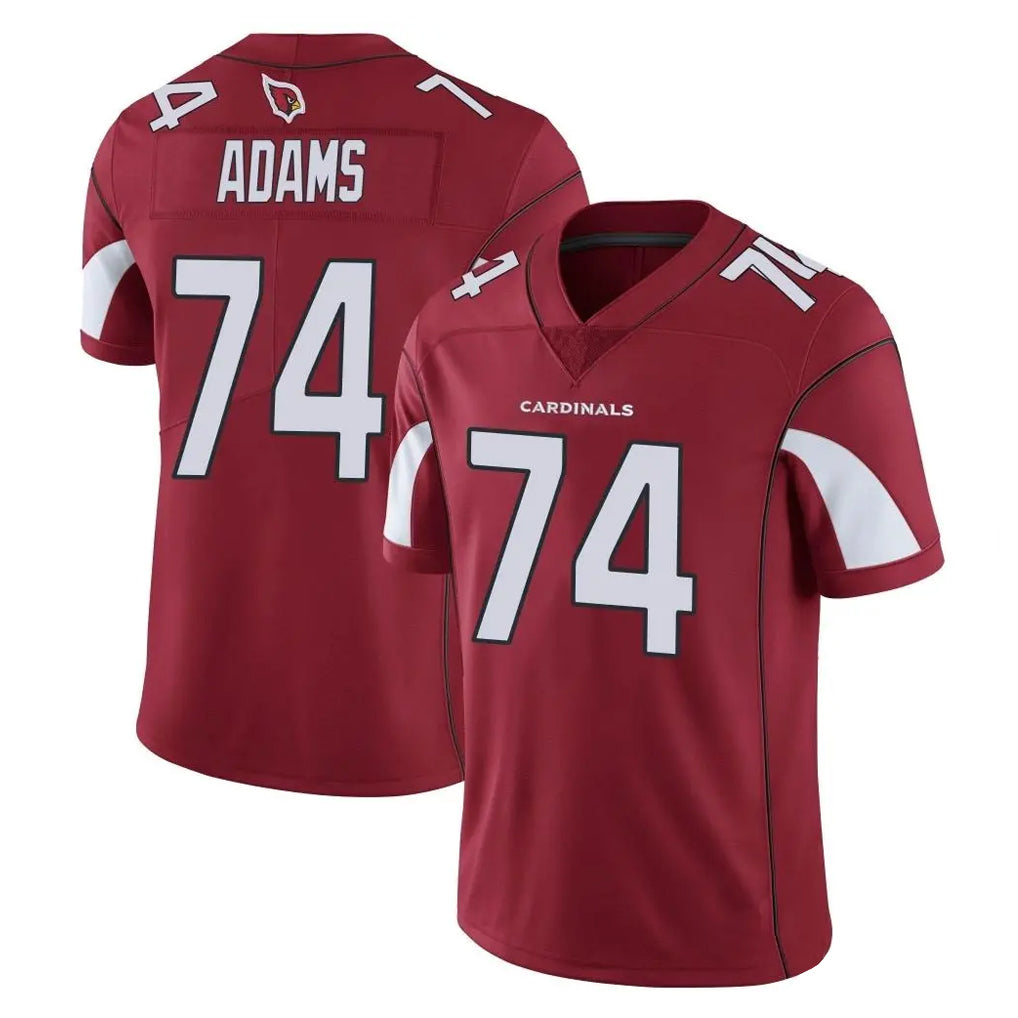 A.Cardinals #74 Isaiah Adams Player Cardinal Vapor Limited Home Game  Ndoa Stitched Jerseys