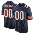 Custom C.Bears Navy Home Game Any Name & Numbers Ndoa Stitched Jerseys