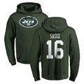 NY.Jets #16 Kenyon Sadiq Player Green LOGO Pullover Hoodies Limited Game Ndoa Stitched Jerseys