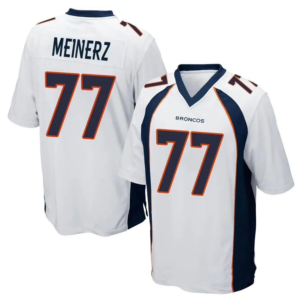 D.Broncos #77 Quinn Meinerz Player White Game Ndoa Stitched Jerseys
