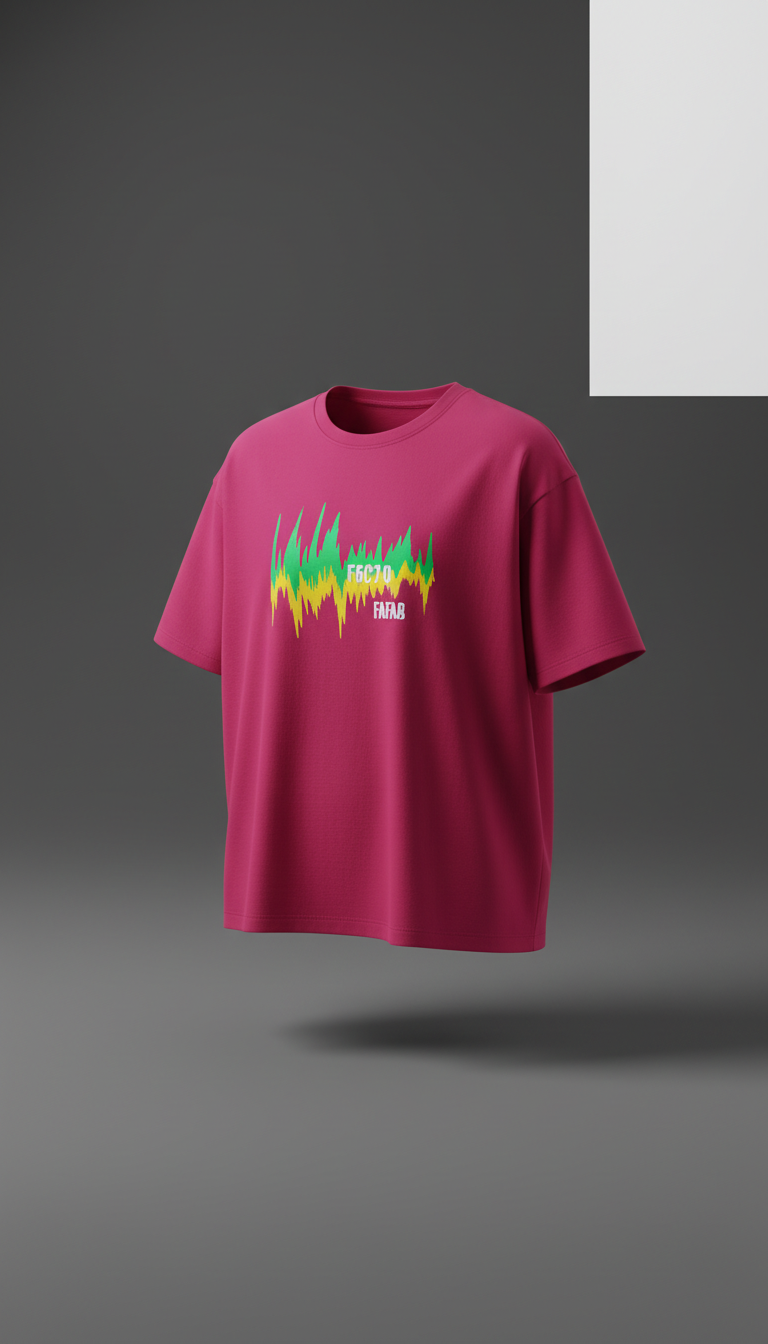 Cotton crewneck tee with classic fit