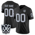 Custom LV.Raiders Black 2026 Vapor Limited Home Game Any Name & Numbers Ndoa Stitched Jerseys