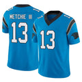 C.Panthers #13 John Metchie III Player Blue Vapor F.U.S.E. Limited Home Game Ndoa Stitched Jerseys