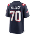 Ndoa NE.Patriots #70 Caedan Wallace Navy Game Retired Player Jersey