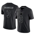 C.Panthers #3 Princely Umanmielen Player Black Limited Reflective Game Ndoa Stitched Jerseys