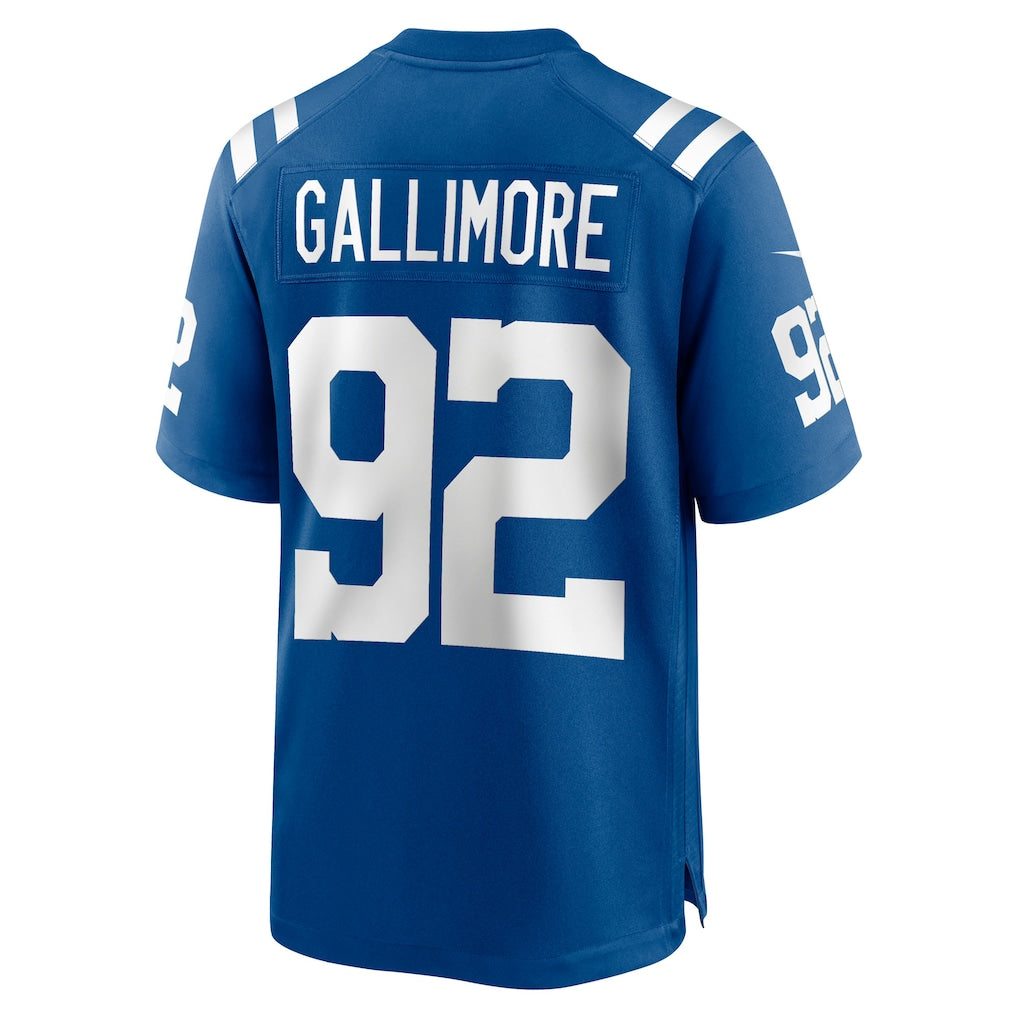 Ndoa IN.Colts #92 Neville Gallimore Royal Team Game Jersey