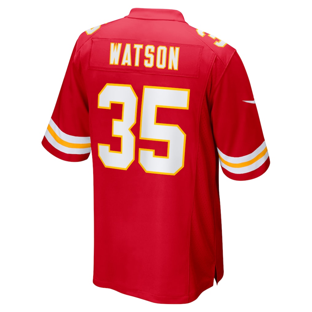 Ndoa KC.Chiefs #35 Jaylen Watson Red Game Player Jersey