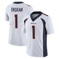 D.Broncos #1 Evan Engram Player White Vapor Untouchable Limited Home Game Ndoa Stitched Jerseys