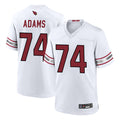 A.Cardinals #74 Isaiah Adams Player White Home Game Ndoa Stitched Jerseys