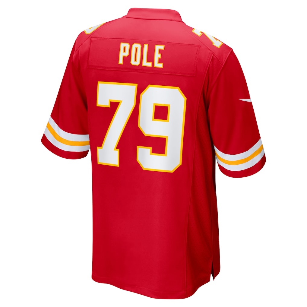Ndoa KC.Chiefs #79 Esa Pole Red Team Game Jersey