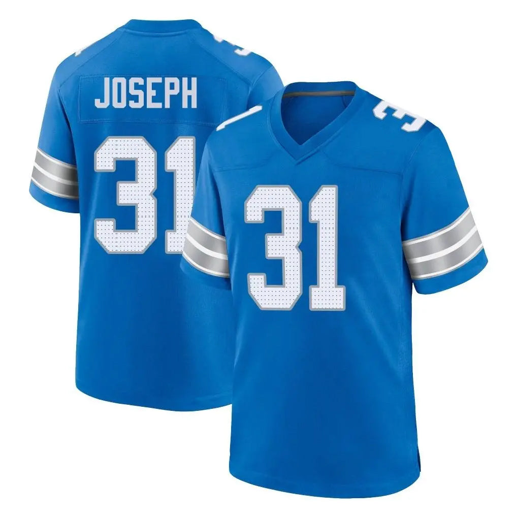 D.Lions #31 Kerby Joseph Player Blue Alternate Home Game Ndoa Stitched Jerseys