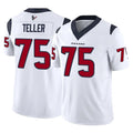 H.Texans #75 Wyatt Teller Player White Limited Vapor F.U.S.E. Home Game Ndoa Stitched Jerseys