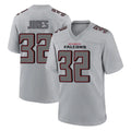 A.Falcons #32 Cash Jones Player Gray Fashion Home Game Ndoa Stitched Jerseys