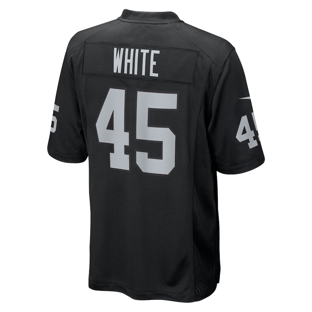 Ndoa LV.Raiders #45 Devin White Black Team Game Jersey