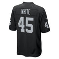 Ndoa LV.Raiders #45 Devin White Black Team Game Jersey