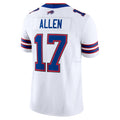 B.Bills #17 Josh Allen Player White Vapor F.U.S.E. Limited Ndoa Stitched Jerseys