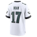 Ndoa P.Eagles #17 Nakobe Dean White Game Jersey
