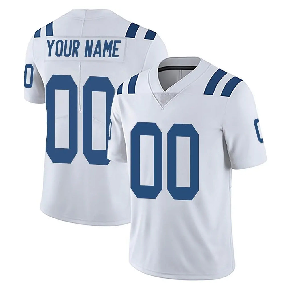 Custom IN.Colts White Limited Vapor Untouchable Home Game Any Name & Numbers Ndoa Stitched Jerseys