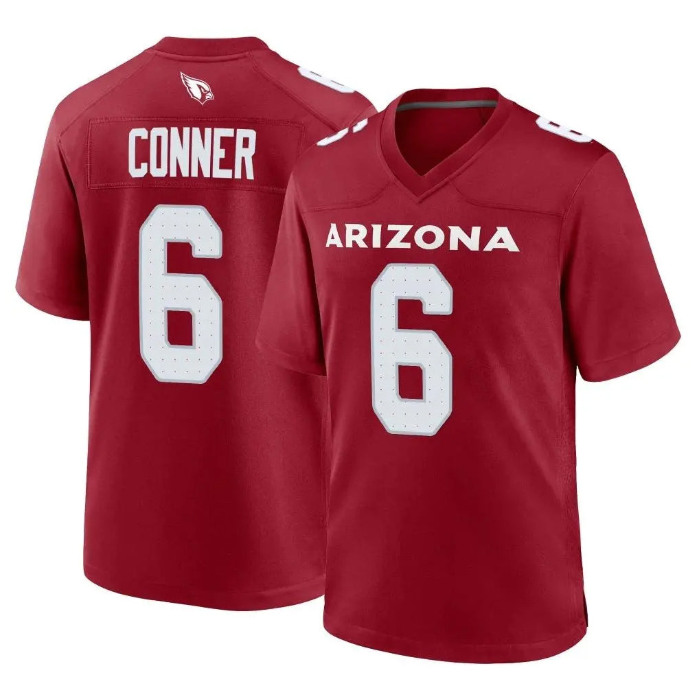 A.Cardinals #6 James Conner Player Cardinal Limited Home Game Ndoa Stitched Jerseys