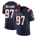 NE.Patriots #97 Milton Williams Player Navy Vapor Untouchable Home Game Ndoa Stitched Jerseys
