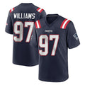NE.Patriots #97 Milton Williams Player Navy Home Game Ndoa Stitched Jerseys