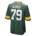 Ndoa GB.Packers #79 Travis Glover Green Game Jersey