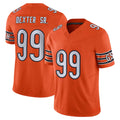 C.Bears #99 Gervon Dexter Sr. Player Orange Vapor F.U.S.E. Limited Home Game Ndoa Stitched Jerseys
