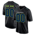 Custom S.Seahawks Black Limited Fashion Home Game Any Name & Numbers Ndoa Stitched Jerseys