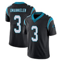 C.Panthers #3 Princely Umanmielen Player Black Vapor Untouchable Limited Game Ndoa Stitched Jerseys