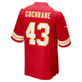 Ndoa KC.Chiefs #43 Jack Cochrane Red Game Player Jersey