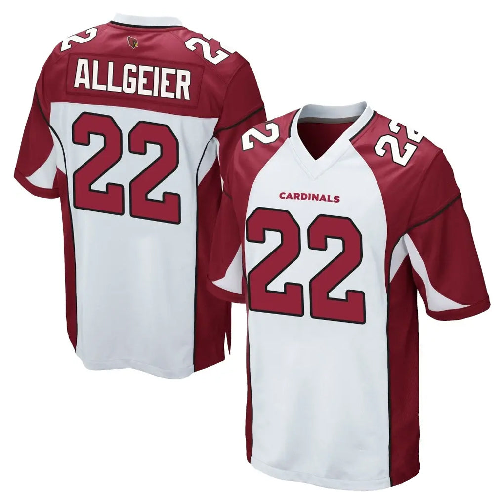 A.Cardinals #22 Tyler Allgeier Player White Cardinal Home Game Ndoa Stitched Jerseys