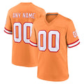 Custom TB.Buccaneers Orange Throwback Home Game Any Name & Numbers Ndoa Stitched Jerseys