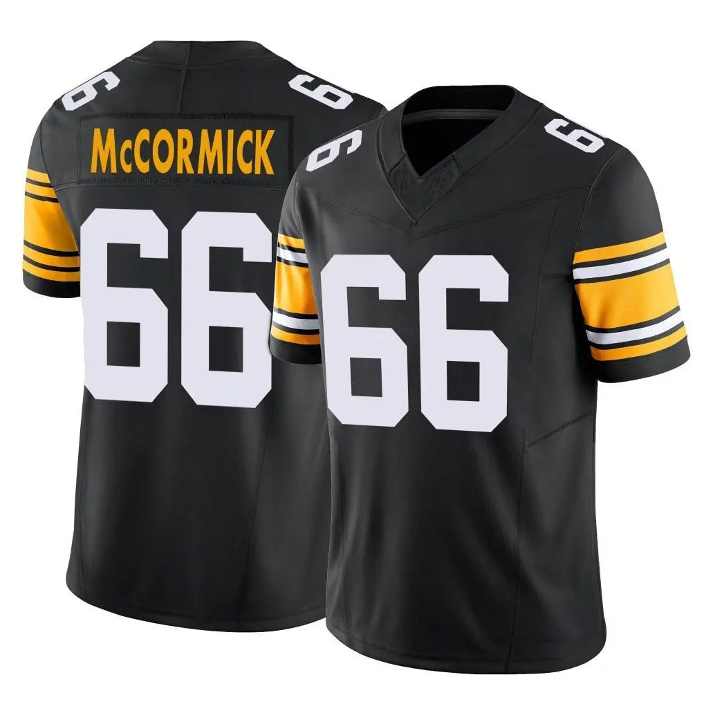 P.Steelers #66 Mason McCormick Player Black Limited Alternate Vapor F.U.S.E. Home Game Ndoa Stitched Jerseys