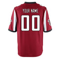 Custom A.Falcons Red Home Game Any Name & Numbers Ndoa Stitched Jerseys