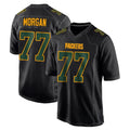 GB.Packers #77 Jordan Morgan Player Black Fashion Home Game Ndoa Stitched Jerseys