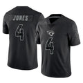 J.Jaguars #4 Jarrian Jones Player Black Reflective Limited Game Ndoa Stitched Jerseys