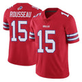 B.Bills #15 Greg Rousseau Player Red Vapor Untouchable Limited Ndoa Stitched Jerseys