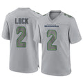 S.Seahawks #2 Drew Lock Player Gray Atmosphere Fashion Home Game Ndoa Stitched Jerseys