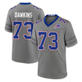B.Bills #73 Dion Dawkins Player Gray Nickel City Home Game Stitched Jerseys