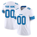 Custom D.Lions White Limited Vapor F.U.S.E. Alternate Home Game Any Name & Numbers Ndoa Stitched Jerseys