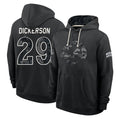 LA.Rams #29 Eric Dickerson Player 2026 Black Logo Pullover Hoodies Limited Game Ndoa Stitched Jerseys