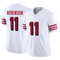 SF.49ers #11 Demarcus Robinson Player White Limited Alternate Vapor F.U.S.E. Home Game Ndoa Stitched Jerseys