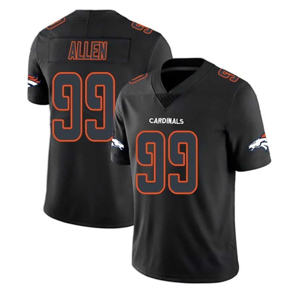 D.Broncos #99 Zach Allen Player Black Impact Limited Game Ndoa Stitched Jerseys