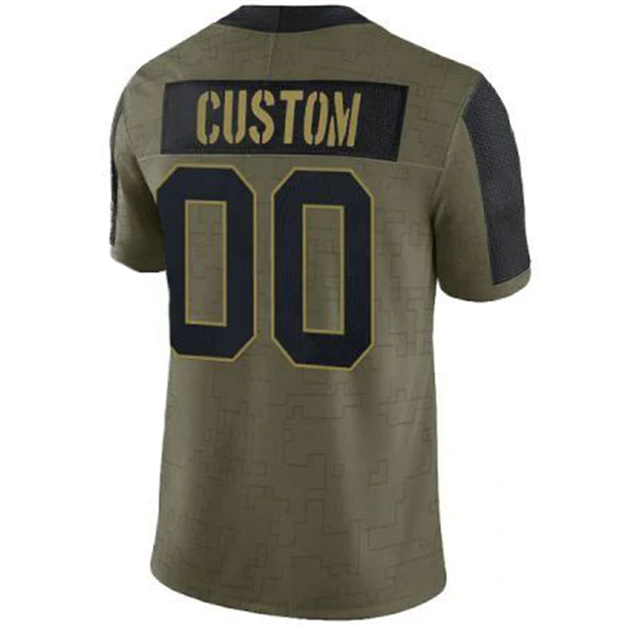 Custom A.Cardinals Olive Salute To Service Limited Ndoa Stitched Jerseys