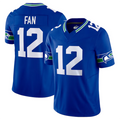 Ndoa #12 12th Fan Player S.Seahawks Royal Vapor F.U.S.E. Limited Stitched Jerseys