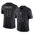 A.Cardinals #10 Josh Sweat Player Black RFLCTV Limited Home Game Ndoa Stitched Jerseys